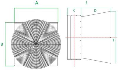 Ventilateur d'extraction grand volume DJF(C)